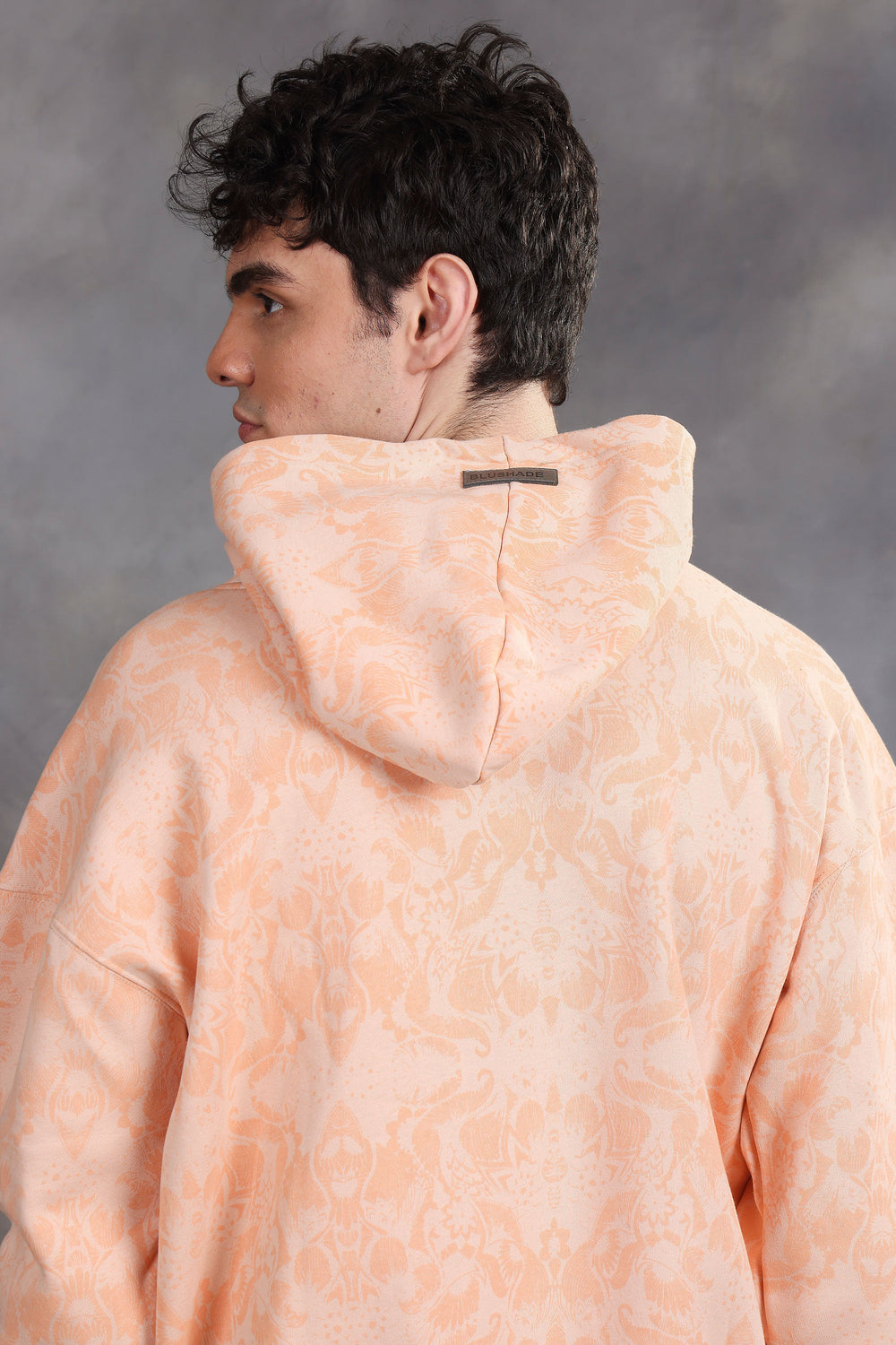 Blushade Peach Oversized Hoodie