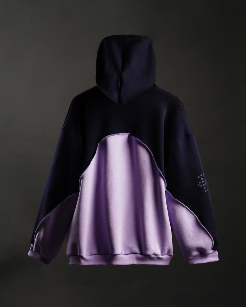 Blushade Hoodie Navy Lavender
