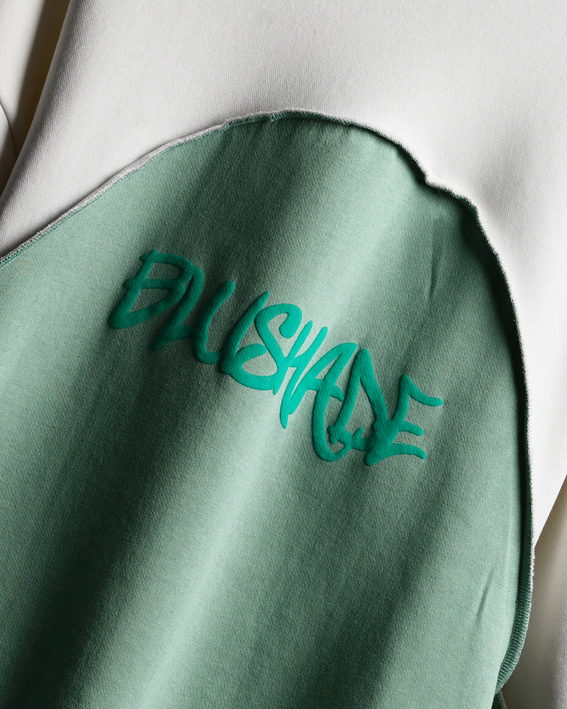 Blushade Hoodie White Green