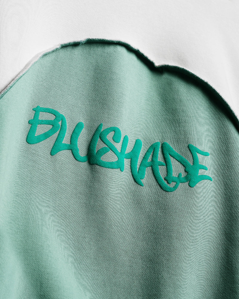 Blushade Hoodie White Green