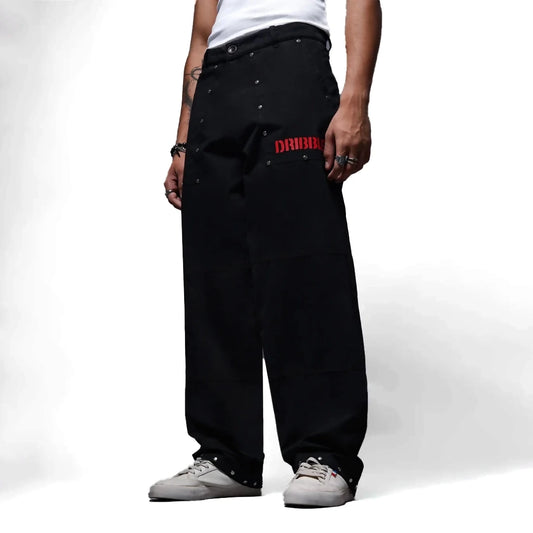 black cargo for men