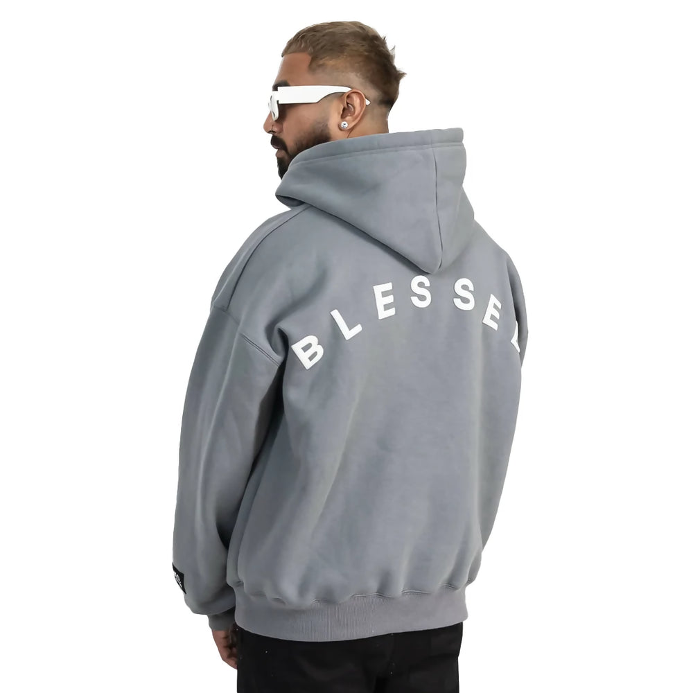 grey hoodie, printed hoodie, streetwear brand, streetwear, comfortable fit, luxury hoodie