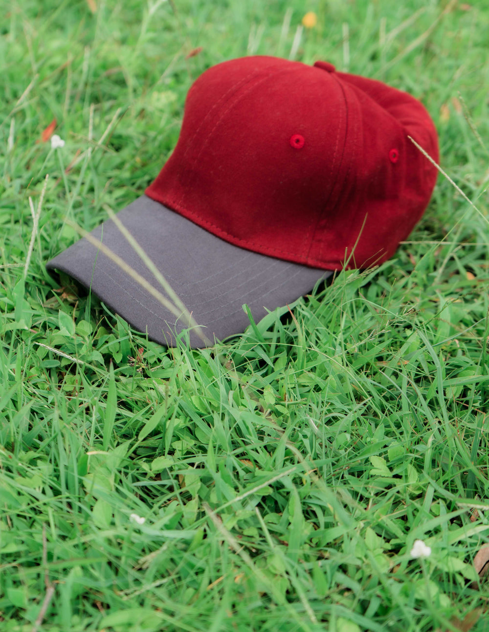 Maroon & Grey Cap