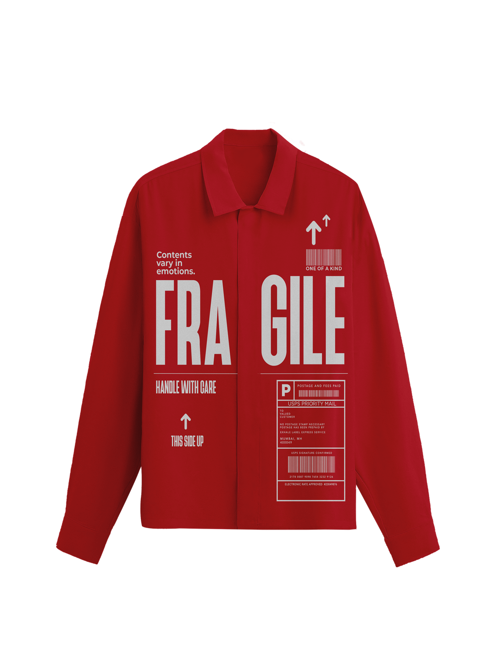 The Fragile Shirt - Men (Red)