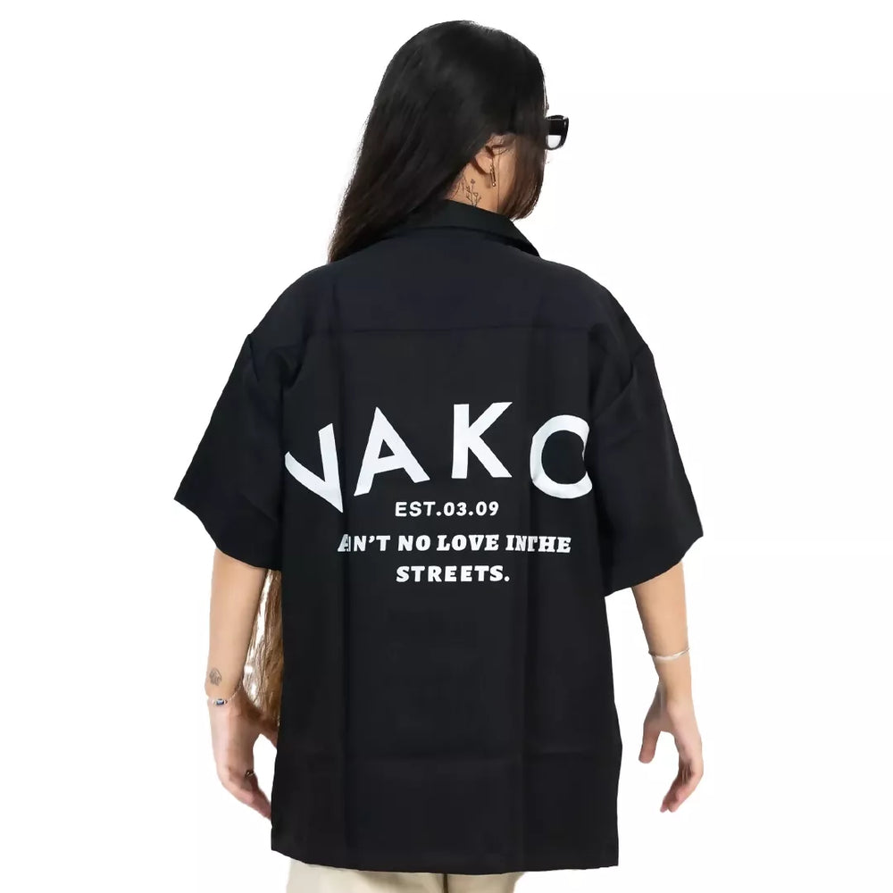 black bowling shirt, streetwear brand, luxury shirt, unisex shirt, expensive shirt