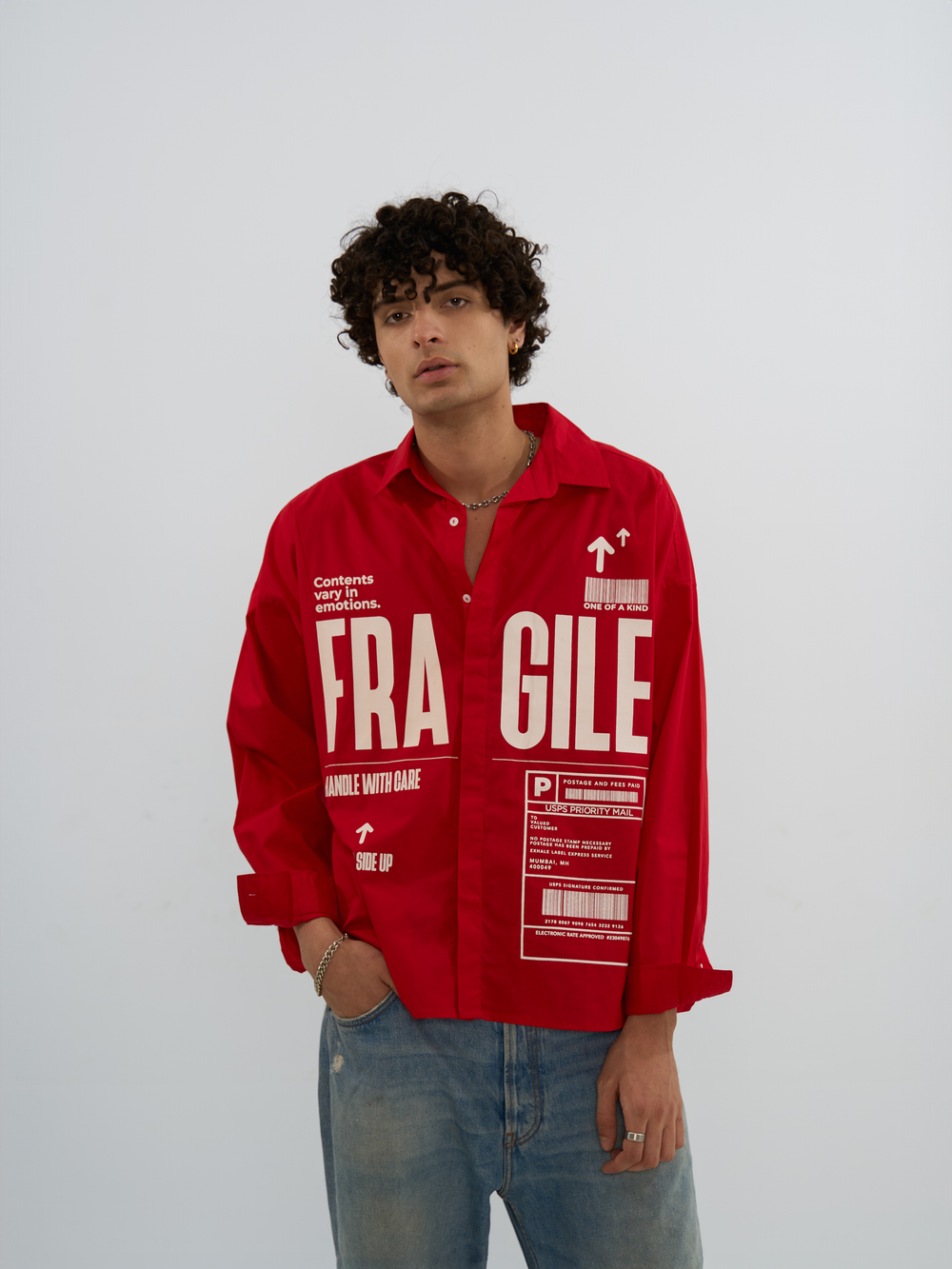 The Fragile Shirt - Men (Red)