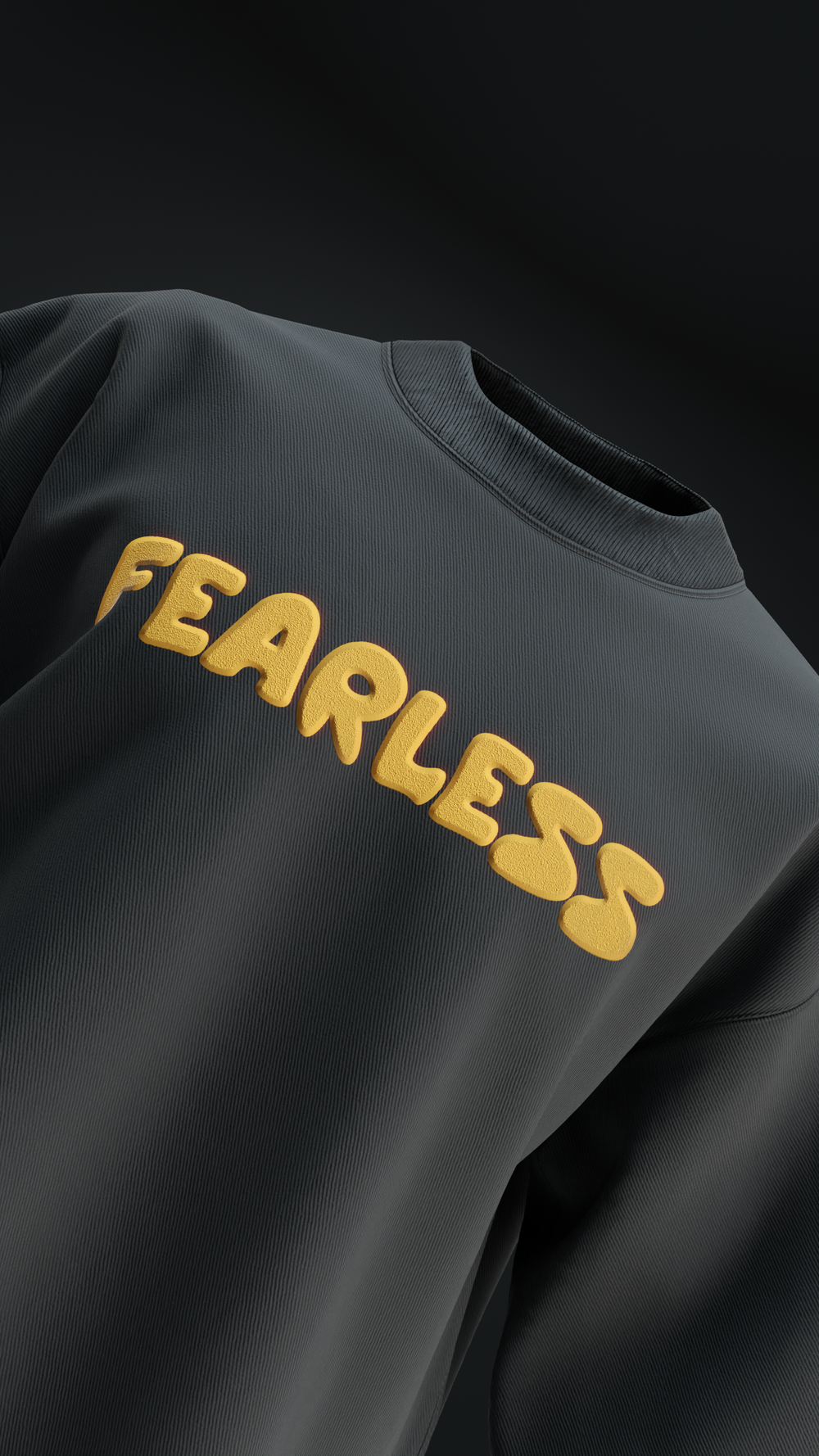 Fearless Tiger Oversized T Shirt
