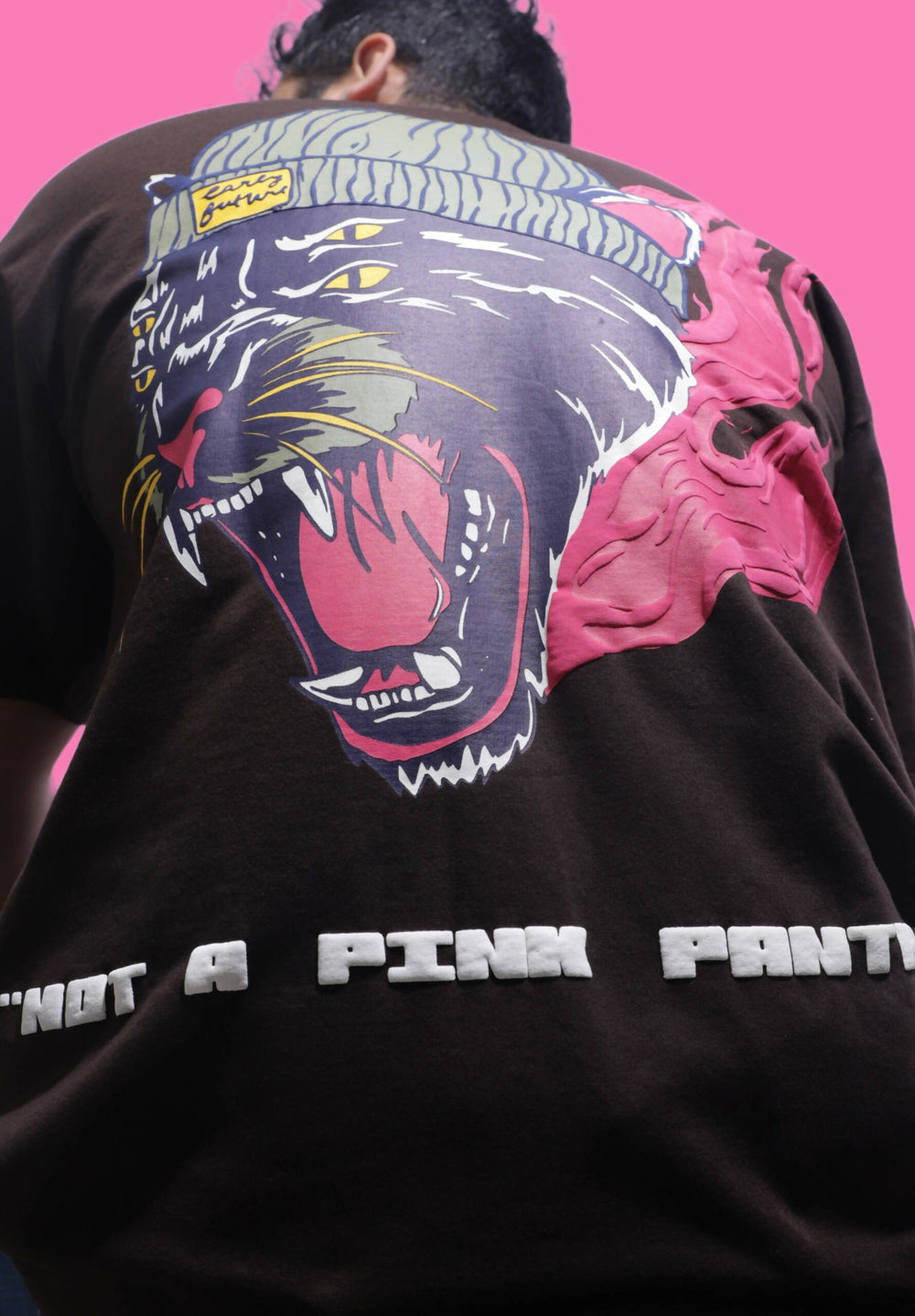 “Not A Pink Panther” Cocoa Brown Tee