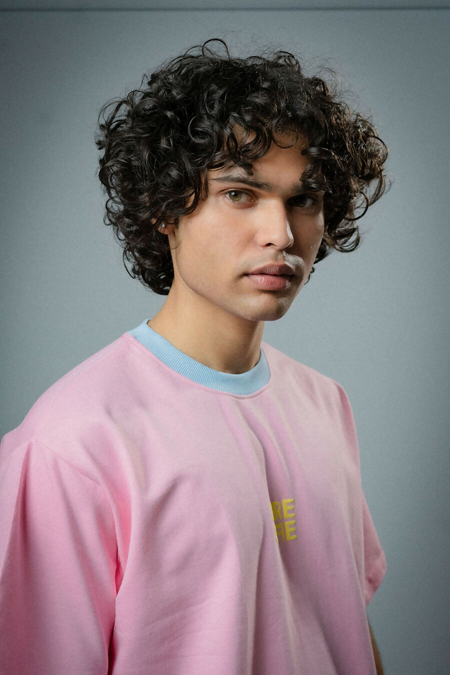 Pink Basic Oversized T-shirt