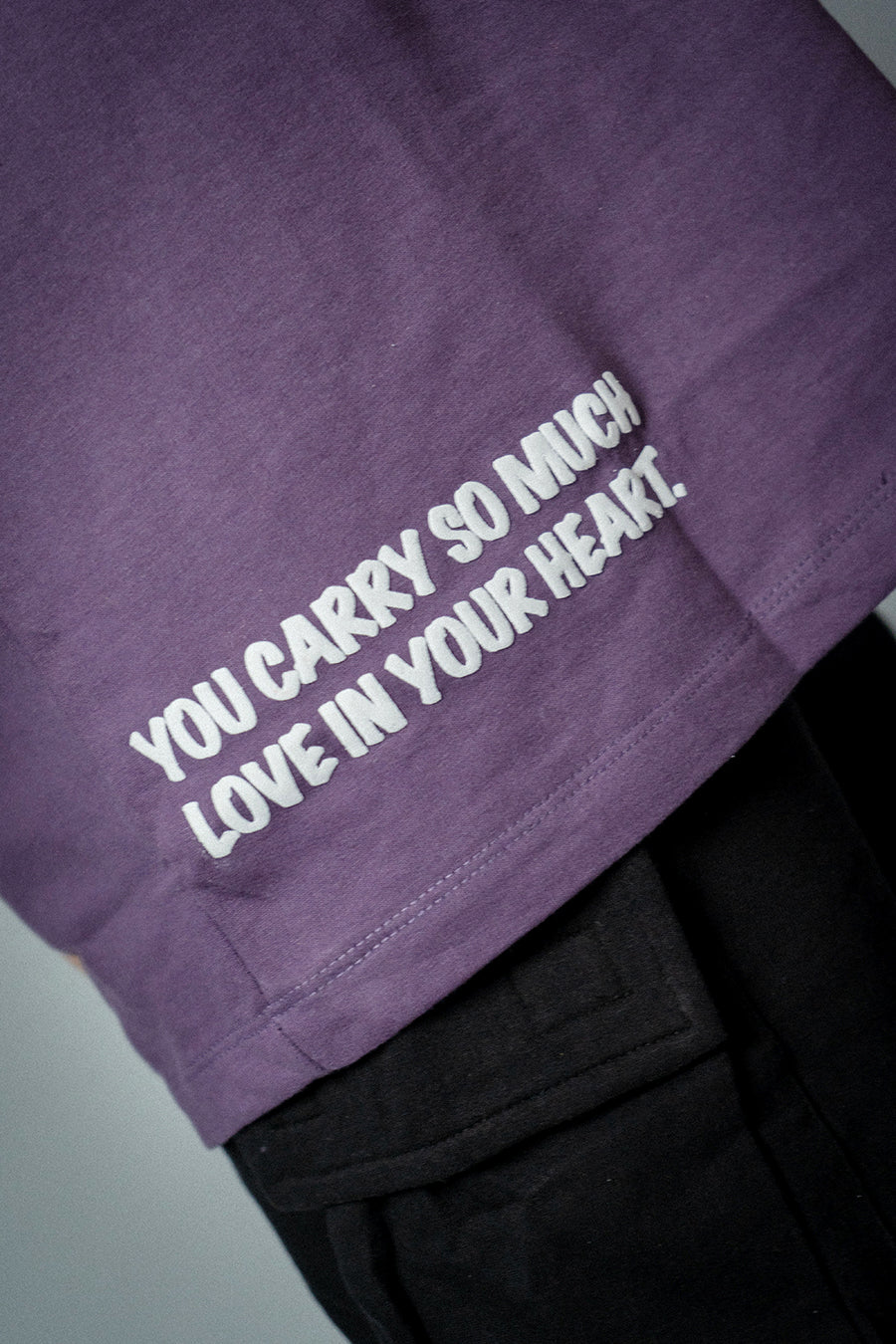 Model wearning Self Love Co-ord Set