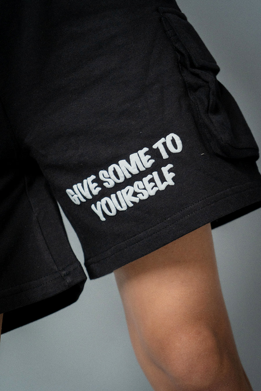 Model wearning Self Love Co-ord Set