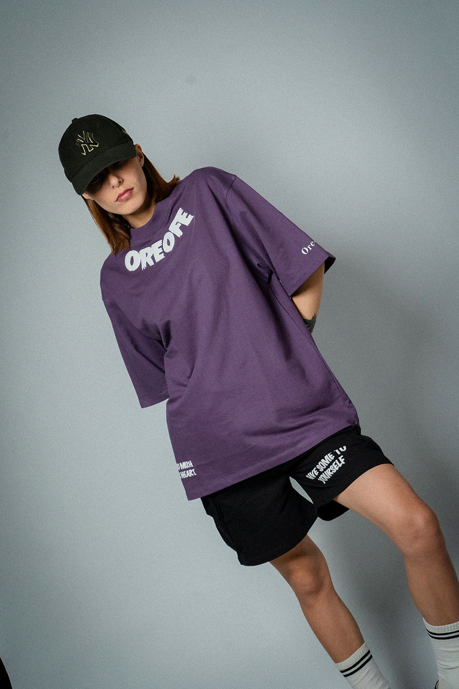 Model wearning Self Love Co-ord Set