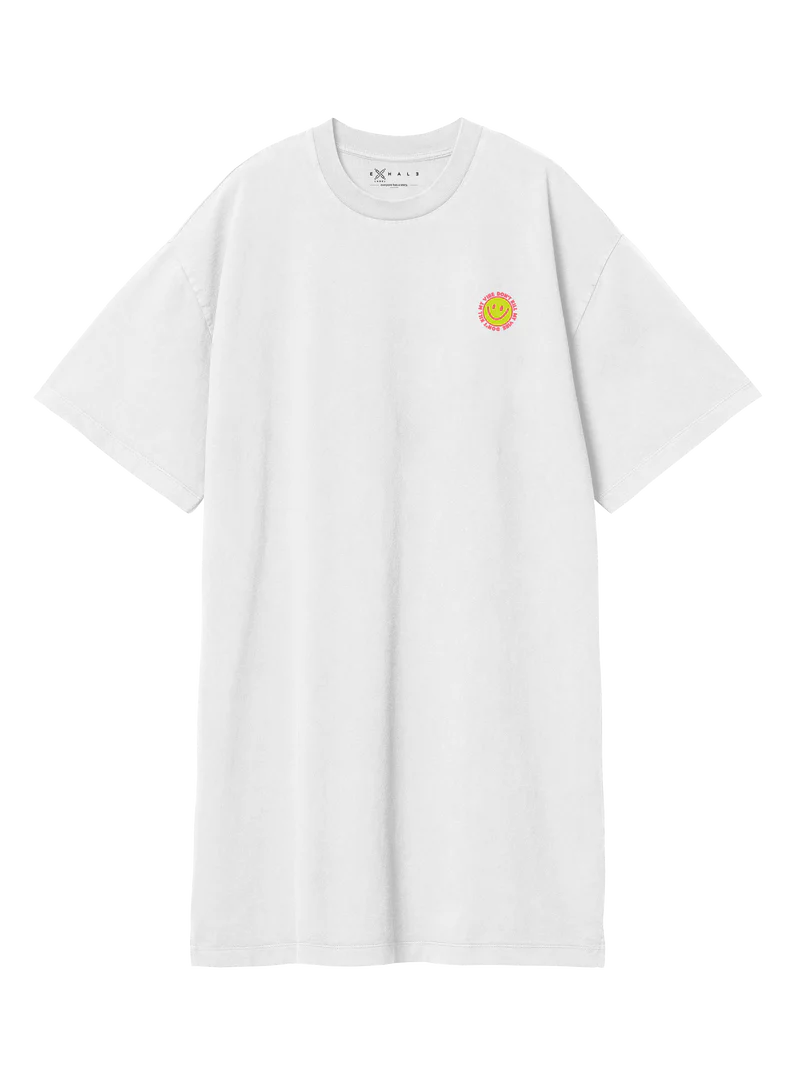 Vibe T- Dress (White)