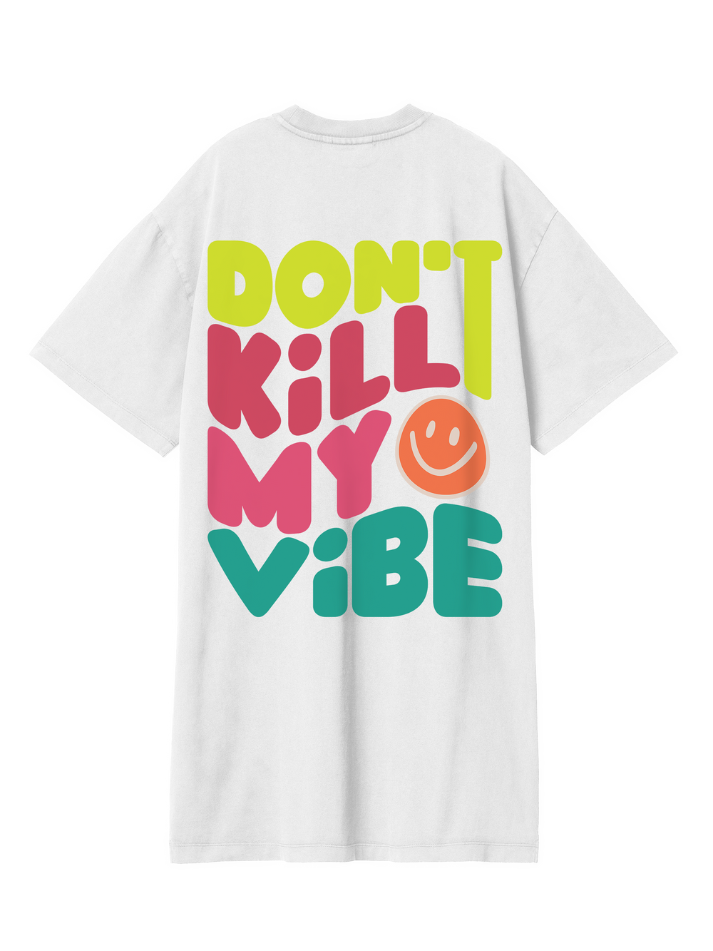 The Vibe • T-Dress - White