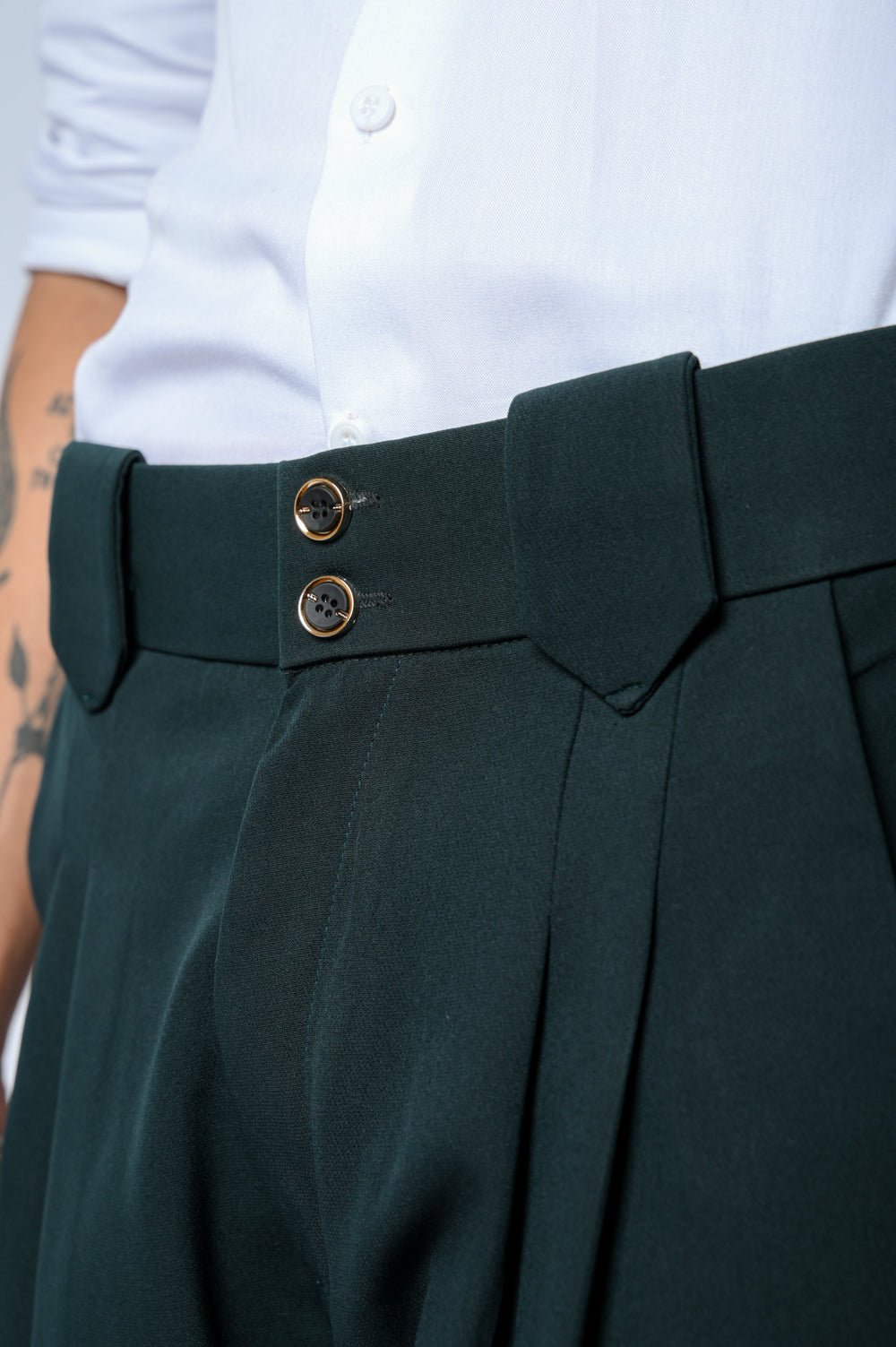 Korean trousers GREEN - ORE OFE
