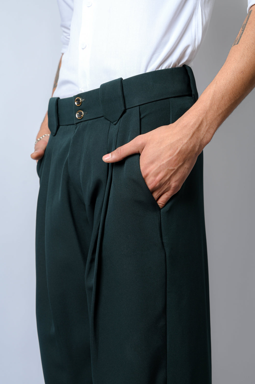 Korean trousers GREEN - ORE OFE