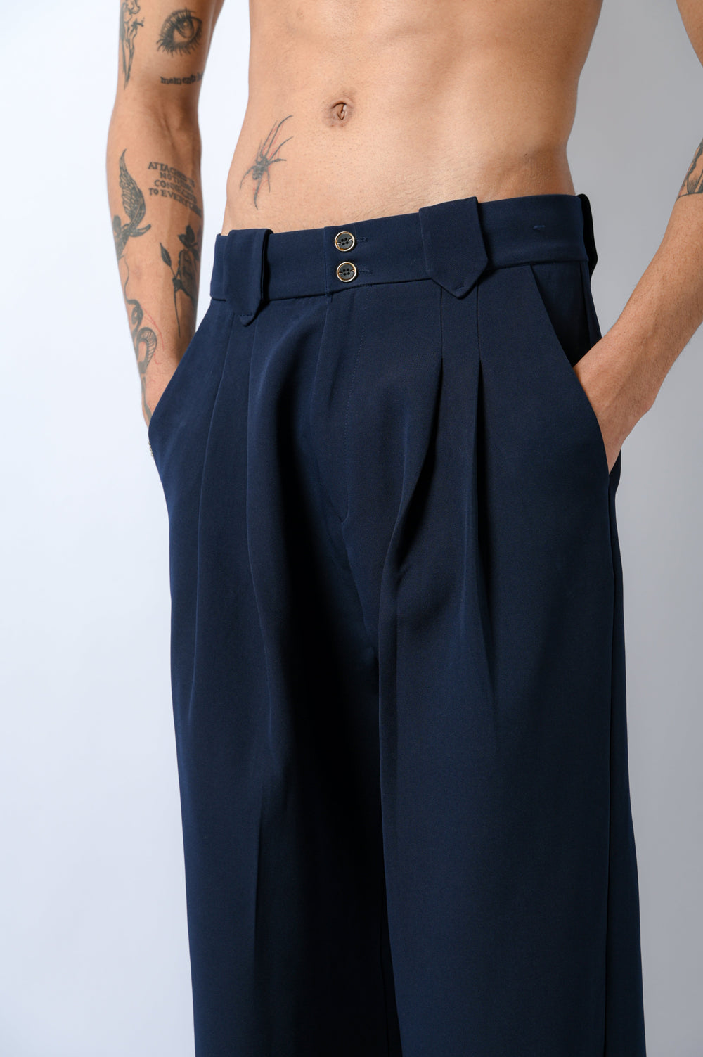 Korean trousers Navy
