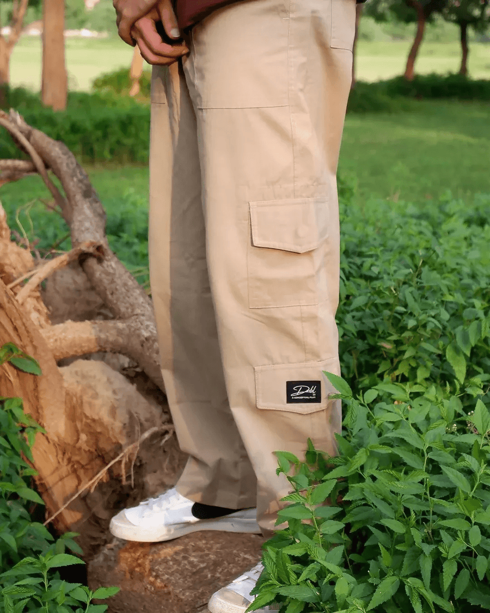 cargos for men, streetwear fashion, beige cargo, streetwear brand, mens bottoms