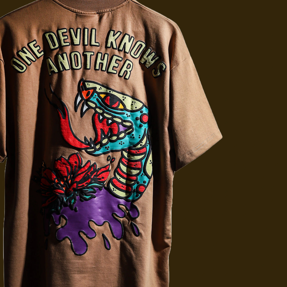 "ONE DEVIL KNOWS ANOTHER" Vintage Clay