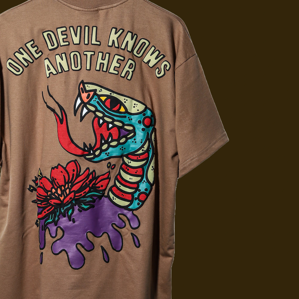 "ONE DEVIL KNOWS ANOTHER" Vintage Clay
