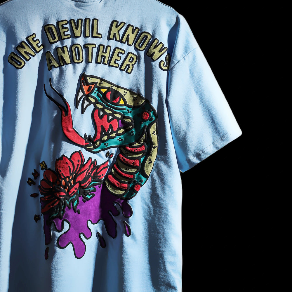 "ONE DEVIL KNOWS ANOTHER" Serpent Sky
