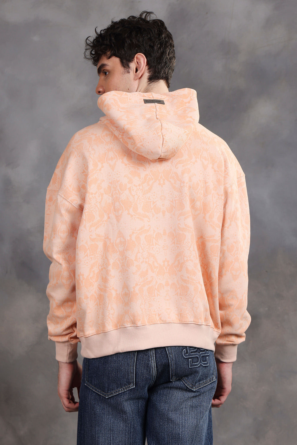 Blushade Peach Oversized Hoodie