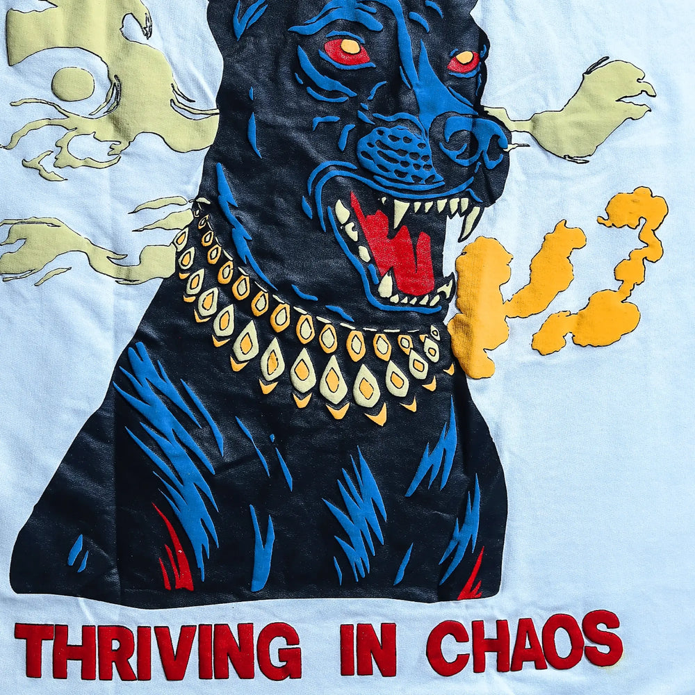 “THRIVING IN CHAOS” Ghost White