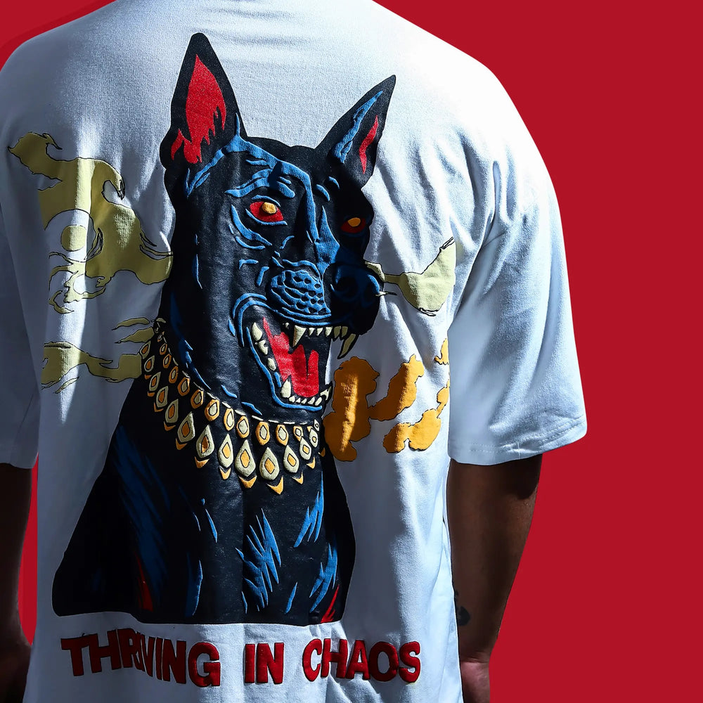 “THRIVING IN CHAOS” Ghost White