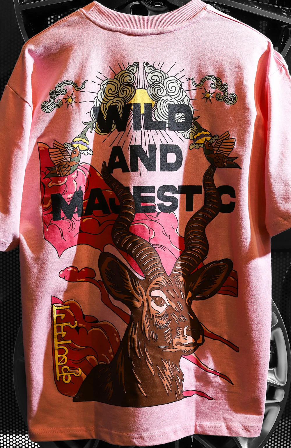 "WILD AND MAJESTIC" Heatwave Pink