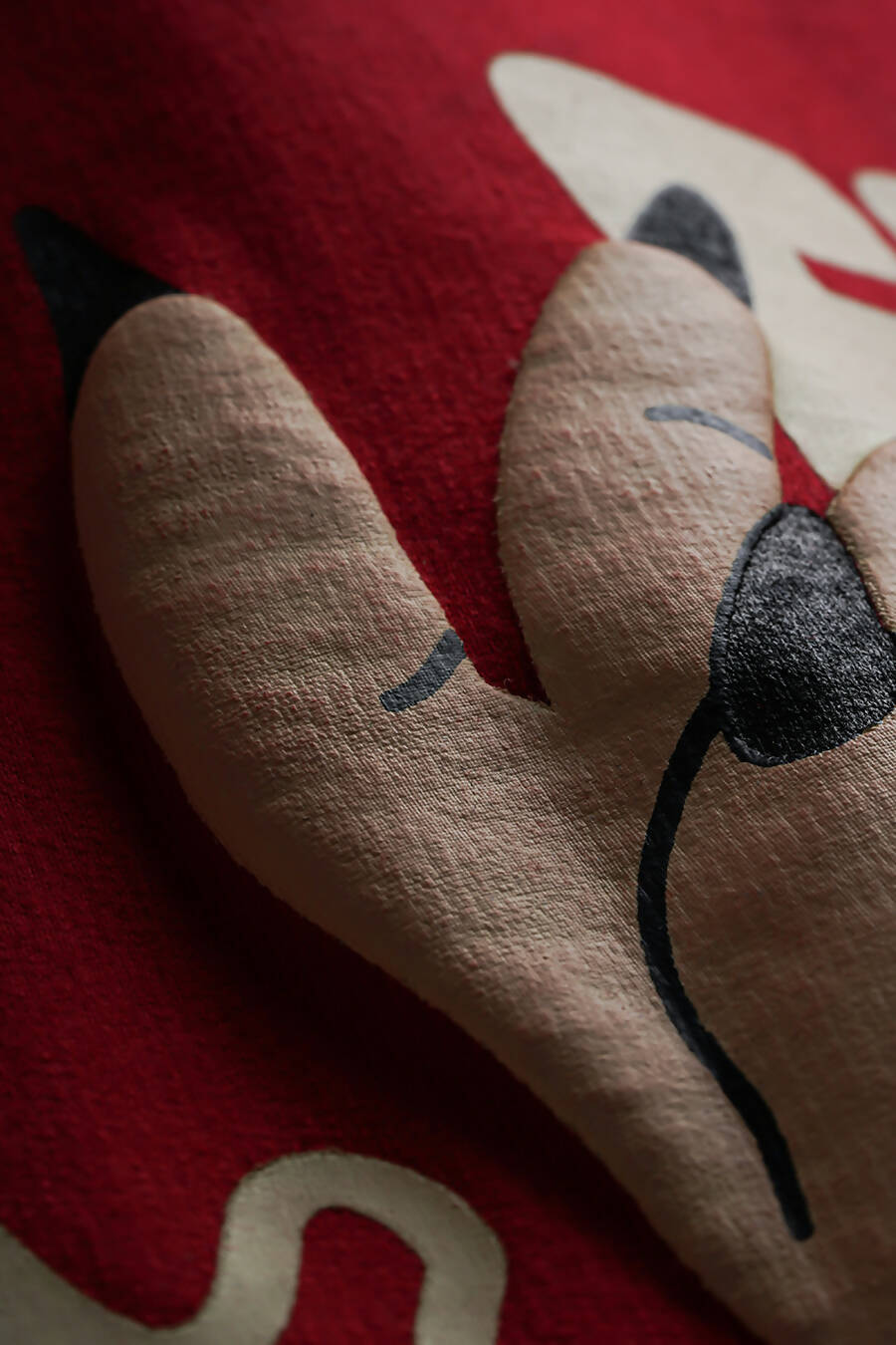 jammer red oversized tshirt