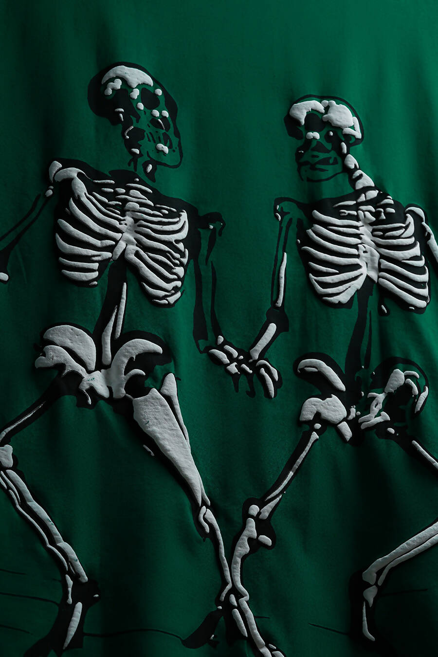 green oversized tshirt, 240 gsm, puff printing, streetwear clothing, streetwear