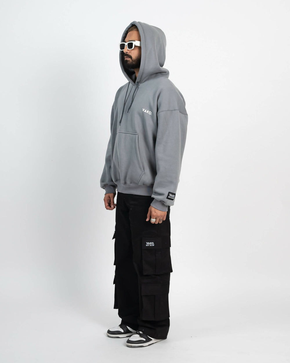 grey hoodie, printed hoodie, streetwear brand, streetwear, comfortable fit, luxury hoodie