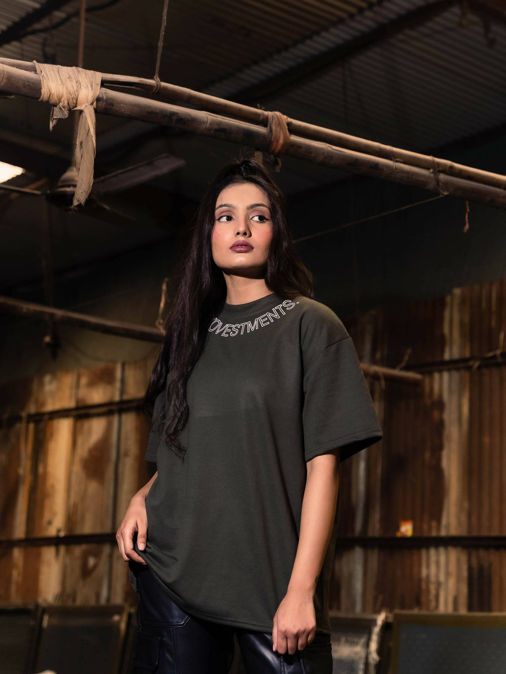 Olive Green Landscape T-Shirt