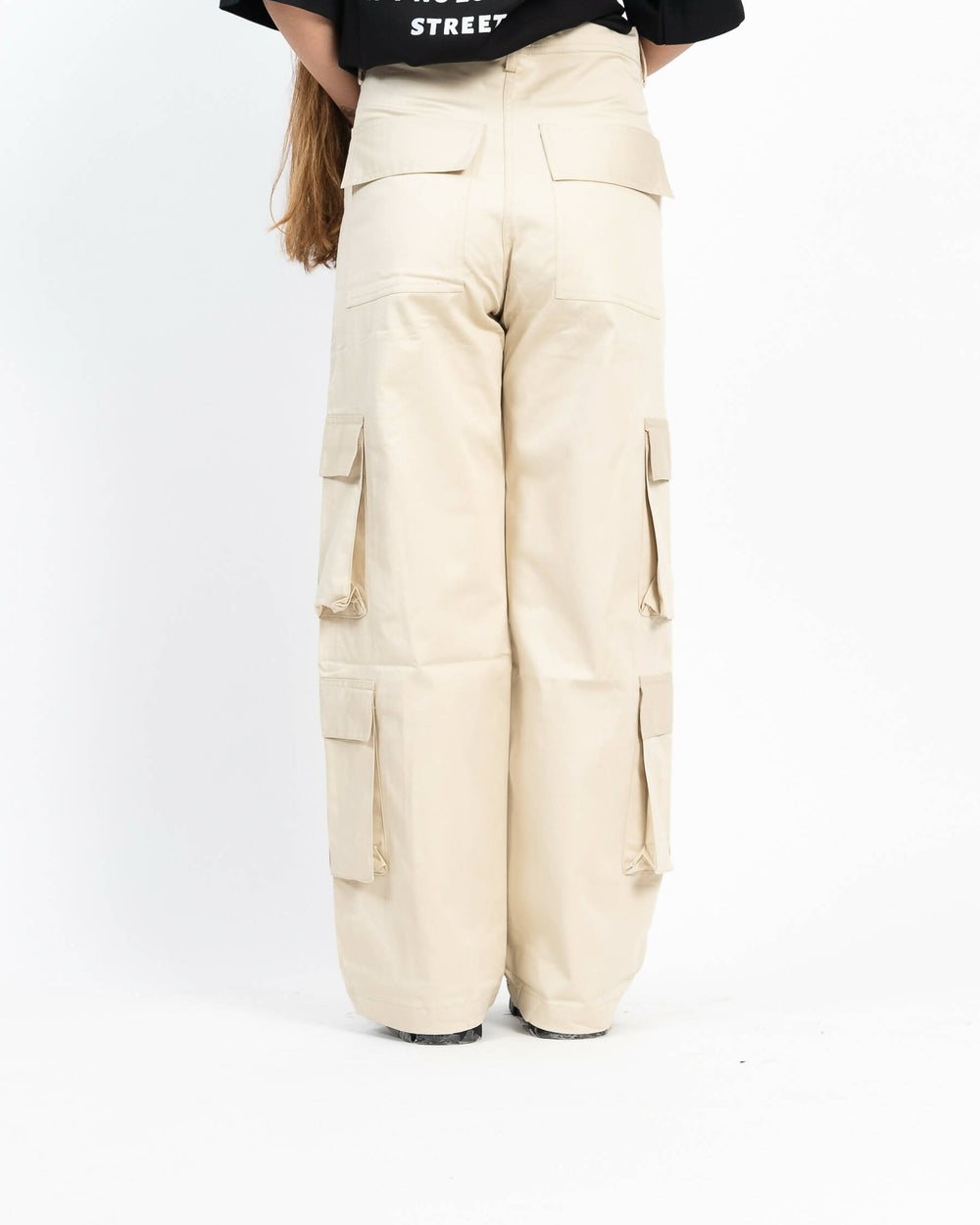 Unisex Beige Utility Cargo