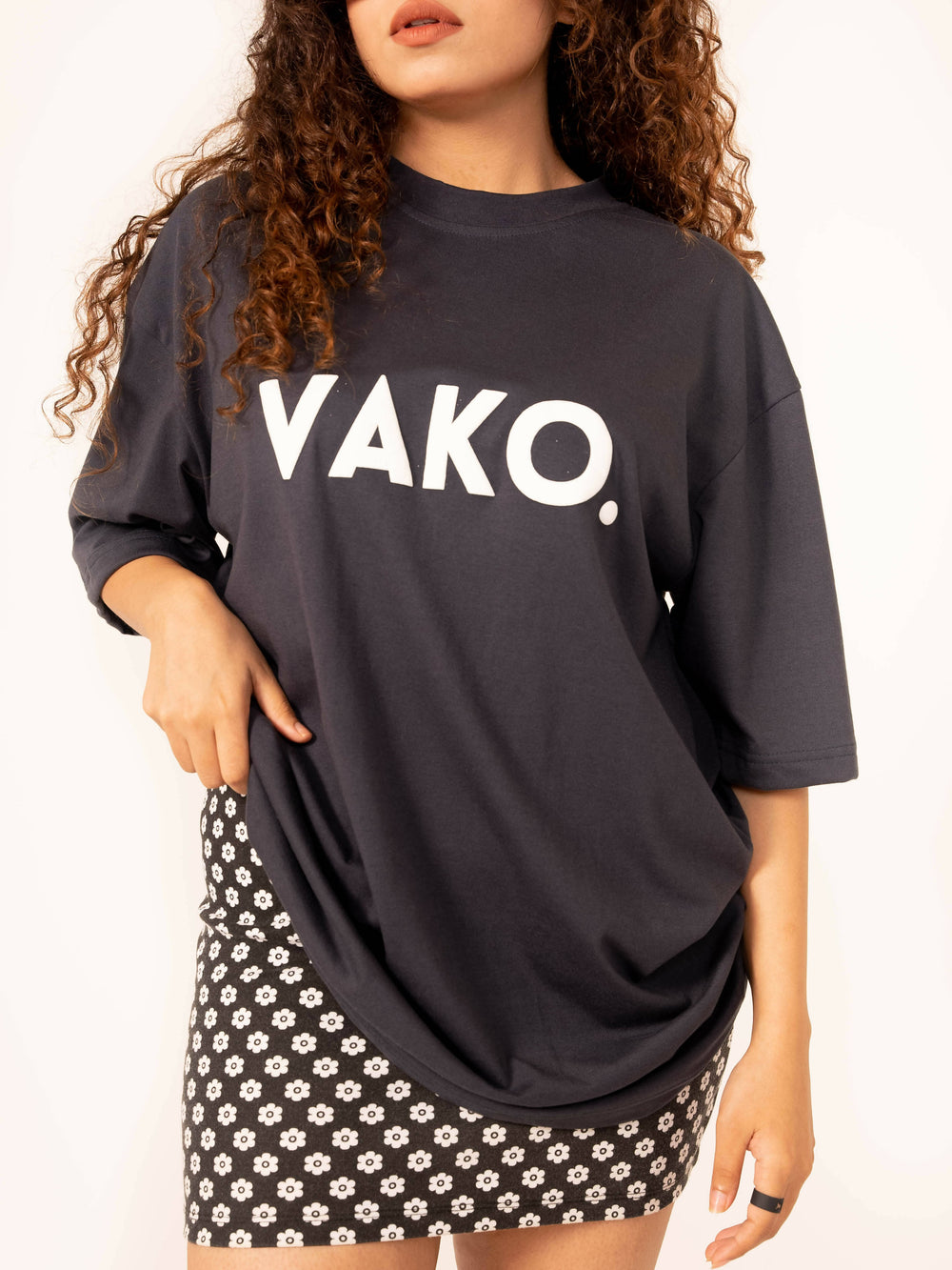 Vako Grey Logo T-Shirt