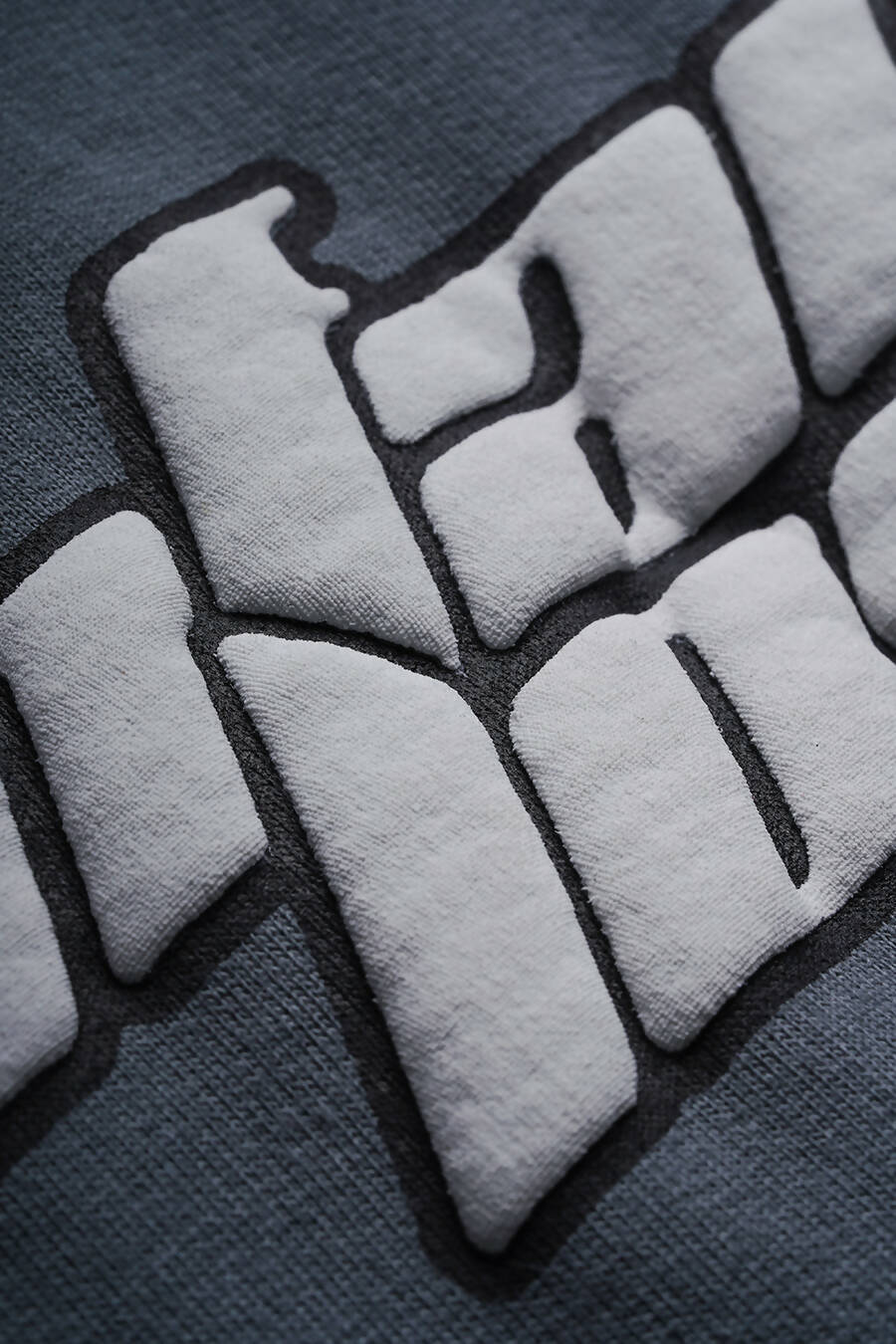 grey korean tshirt. oversized tshirt. printed tshirt, puff printing, streetwear, streetwear fashion.