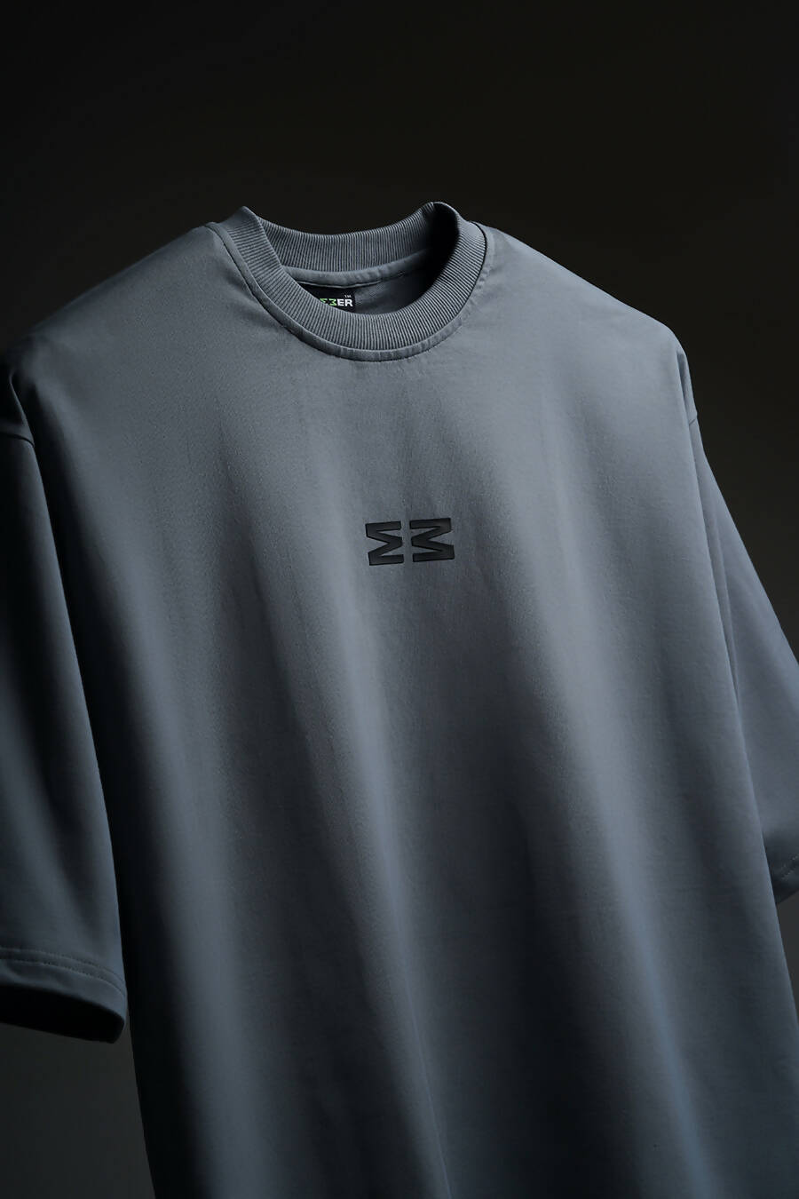 grey printed oversized tshirt. Streetwear fashion