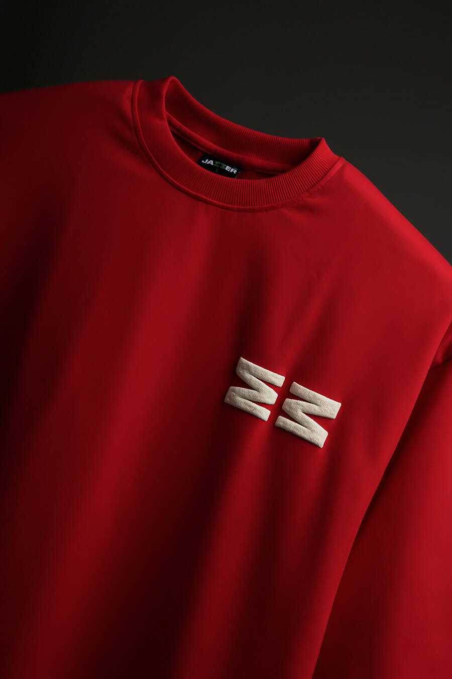 jammer red oversized tshirt