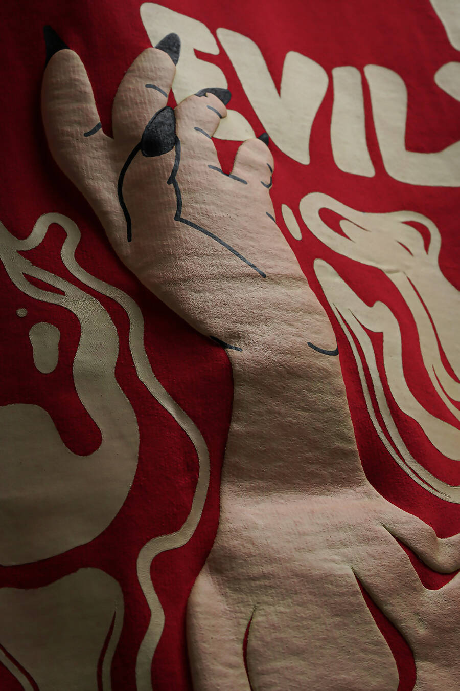 jammer red oversized tshirt